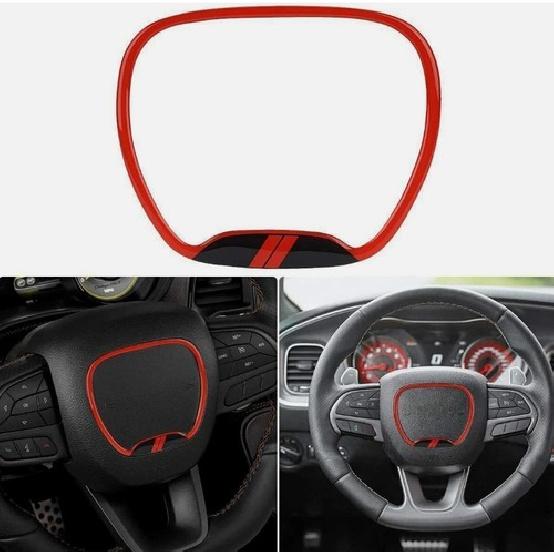 Steering Wheel Middle Trim Cover for Dodge Challenger/Charger/Durango 2015-