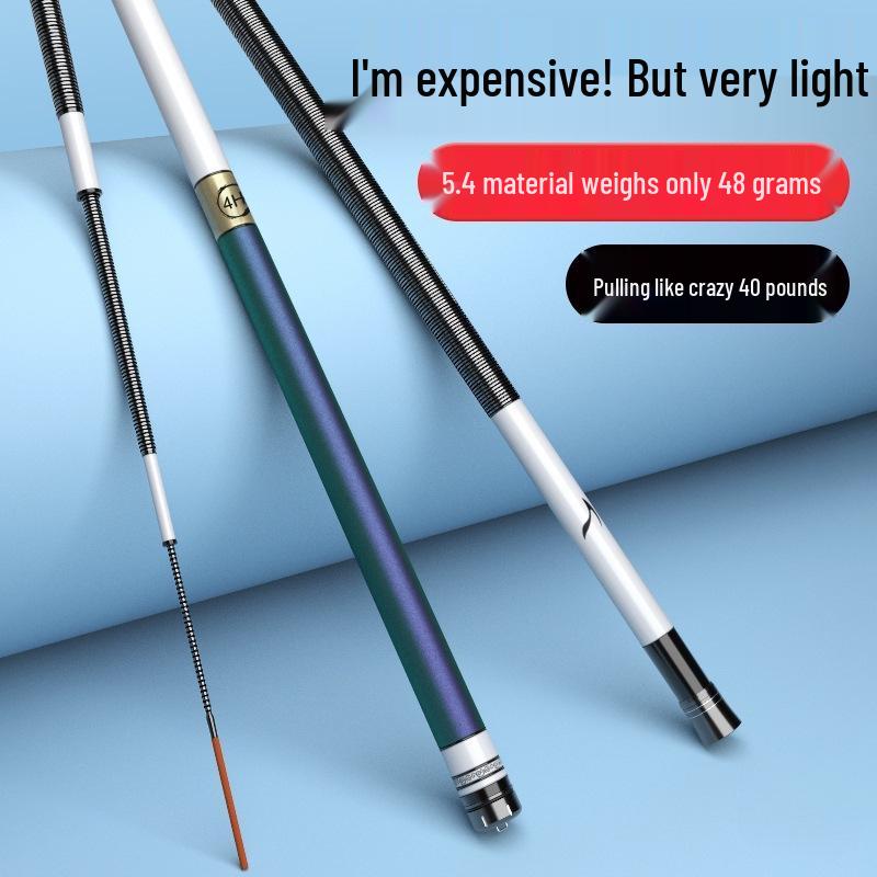 Super Hard Lightweight Fishing Rod for Big Fish: 28/19 Tone for Carp & Crucian Catch