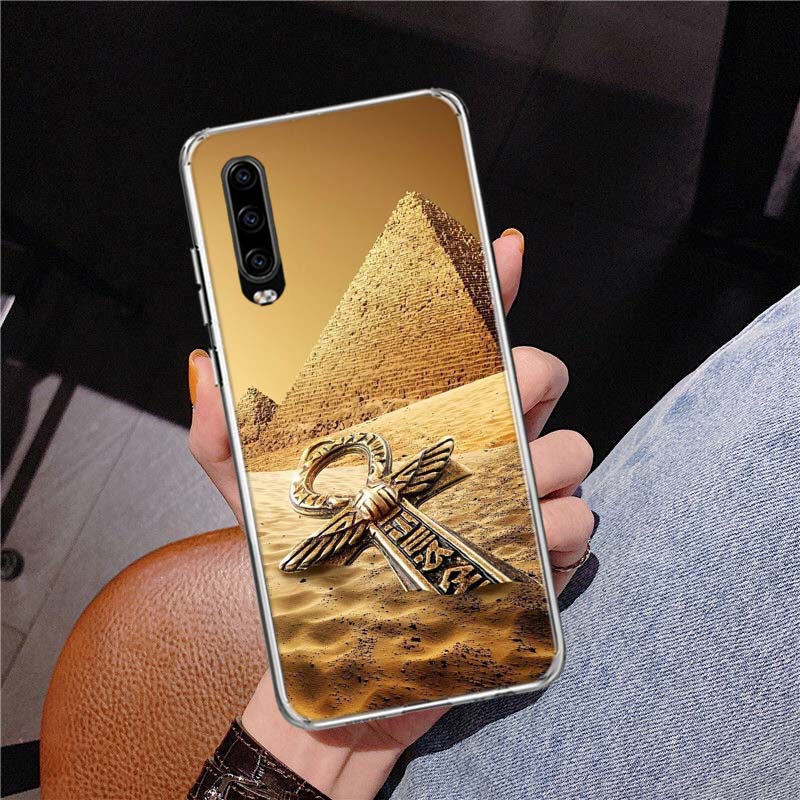 Ägypten Nofretete Anubis Ankh Abdeckung Telefon Fall Für Huawei P30 P20 P10 P40 P50 Pro Mate 20 40 30 10 Lite Beliebte fundas Kunst Geschenk Co