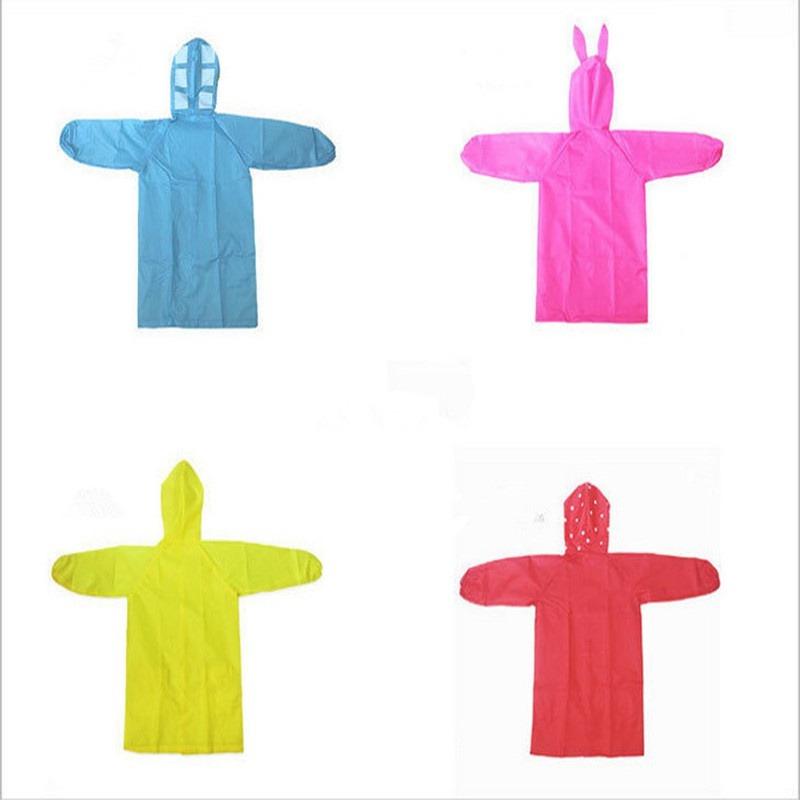 Children's Raincoats Boys' and Girls' Raincoats Primary School Students' Waterproof Enlarged Thick Raincoats 0-12 Years Old