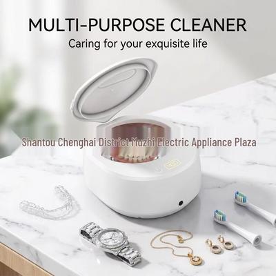 Ultrasonic Denture, Jewelry, Watch, Contact Lens & Toothbrush Cleaner