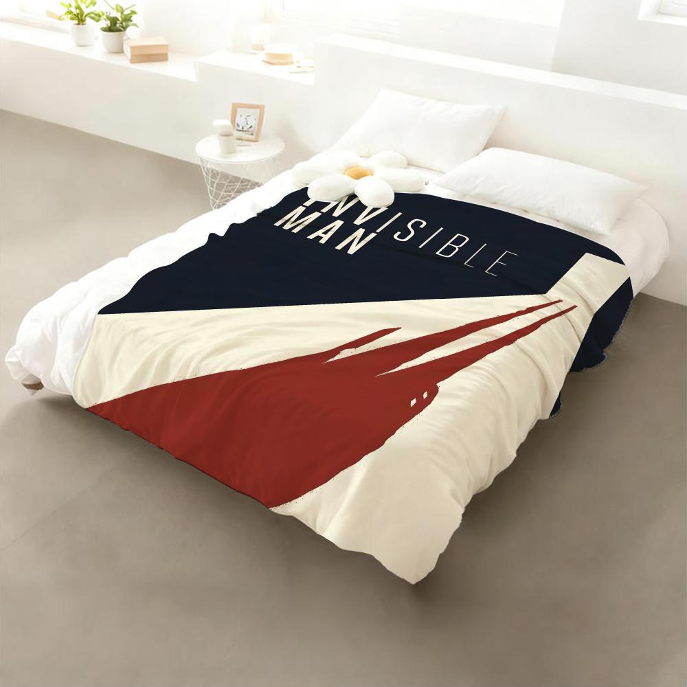 Movie The Invisible Man Throw Flannel Throw Blanket: Soft Kid-Friendly Warm Anti-Static All Season Washable Couch Bed Home