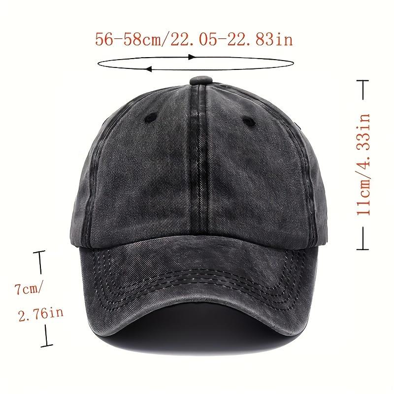 Berretto da Baseball Lavato Stampato Retro Vecchio Berretto con Visiera Cappellino da Padre Europeo e Americano Berretto da Baseball da Uomo