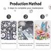 Animal Pearl Painting Butterfly Flowers Handmade DIY Pearl Art Painting Stickers Home Decoration Gifts