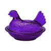 Plastic Hen on Nest Dish Candy Bowl Nesting Hen Covered Trinket Box for Snacks Dessert Easter Farmhouses Desktop Decors