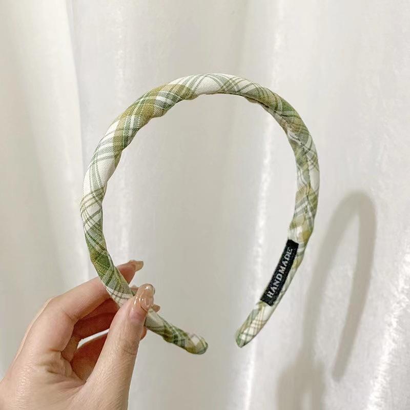 Versatile Headbands Style Minimalist Grid Womens Solid Color Hair Accessories
