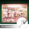 11.8inch T-Handle Meat Boning Hook, Galvanized T Hooks for Kitchen Butcher Shop Restaurant 2Pcs
