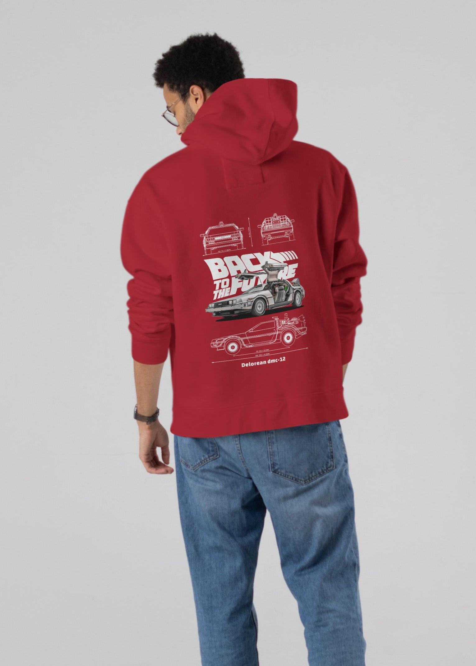 

Унисекс толстовка DMC Classic для Легенд Мужская Женская Оверсайз Свитшот Графика Назад в Будущее Повседневная Свободная Мужская Женская Одежда 4XL