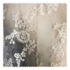 Pattern Lace Tulle Off-White Embroidered Floral Fabric Designer Creative DIY Semi-Transparent Wedding Dress Skirt Designer