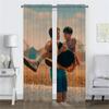 Window Curtain for Room 2 Panel Heartstoppers Modern Living Room Curtains Tulle for Bedroom Partition Home Interior Curtains