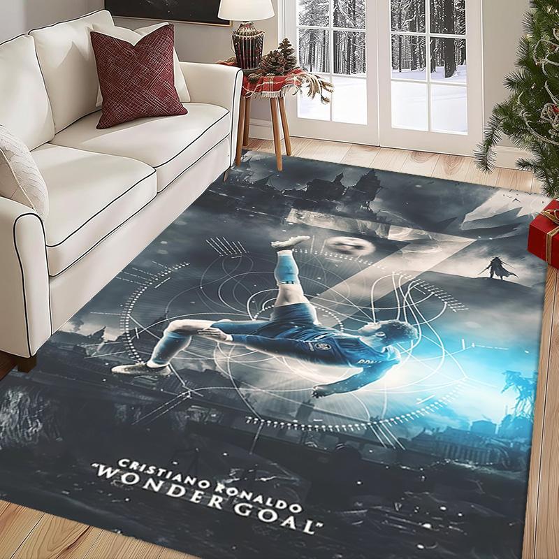 Number 10: Soccer Legend Action carpet Suitable for all seasons Doormat Christmas gifts Bathroom mat Room