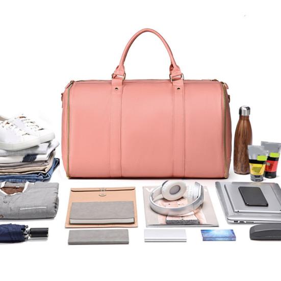 Convertible Garment Duffle Bag Travel Carry-On Tote Suit Bag 2-in-1 Hanging Garment Bag Weekender Overnight Bag for Business Trip Vacation