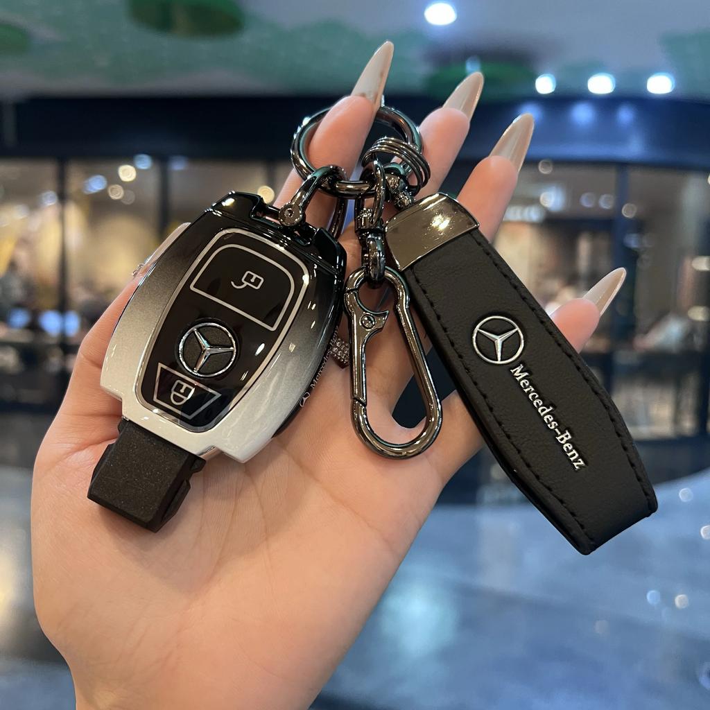 ULA5 Key Fob Cover For Mercedes Benz A B C E S Class W204 W205 W212 W213 W176 GLC MAYBACH Keyless Soft Case