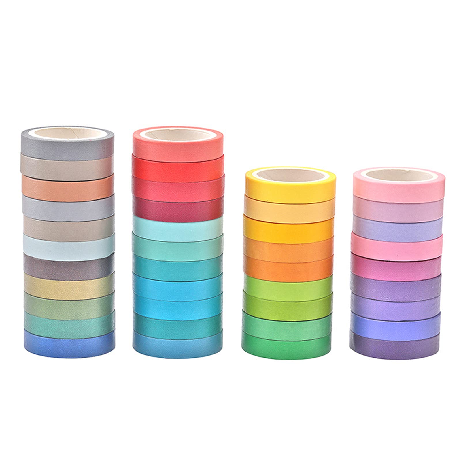 

Maydahui Masking Tape 8mm 4m 40 Washi Paper for Gift Rainbow Tape 40-Piece Set, Wide, Roll, Colorful, Colors, Tape, Decoration, Wrapping, Diaries,