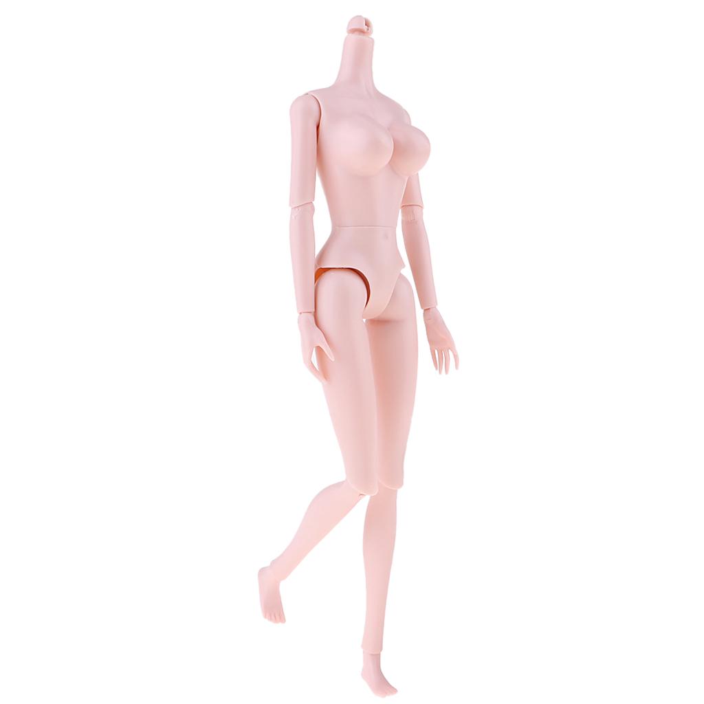 14 Jions 1//6 Bjd Nude Doll Female Ball-Jointed Doll Body /& Head Large Bust