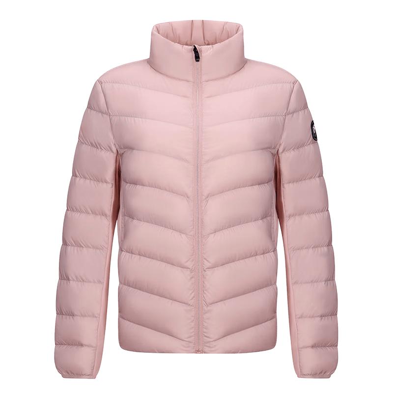 Women's Panda Camel Series Lightweight Stand-Collar Down Jacket