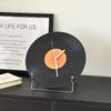 Retro Black Vinyl Record Sunset Wall Clock - Perfect for Living Room, Office, Desk, or Wine Cabinet Décor