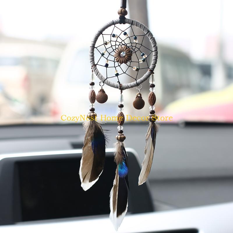 92MF Dream Catcher Car Interior Home Handmade Dreamcatcher Hanging Decoration