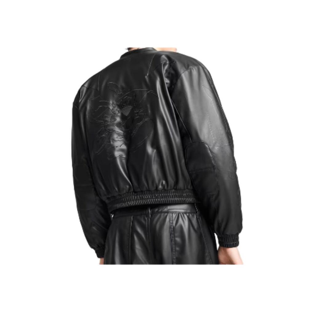 Puma Solid Color Loose Fit Zip Long Sleeve Cotton Jacket Unisex Jacket Black 630773-01