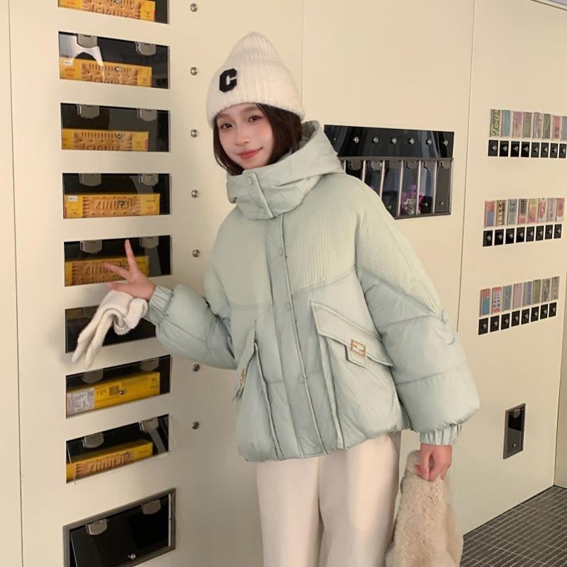 New cotton-padded women's winter short loose jacket trendy design sense thickened cotton-padded jacket