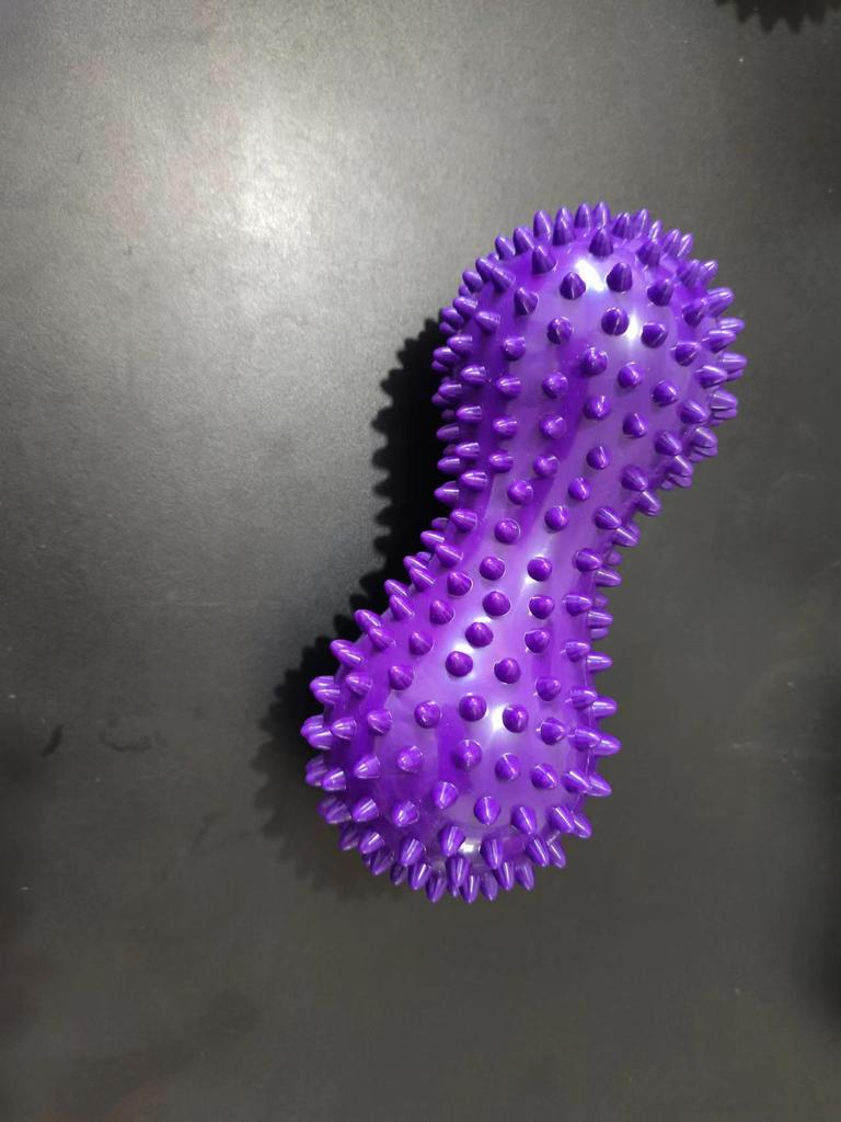 130g Peanut Massage Ball: Fascia & Muscle Relaxation, Fitness & Rehabilitation Hedgehog Ball, Grip Training