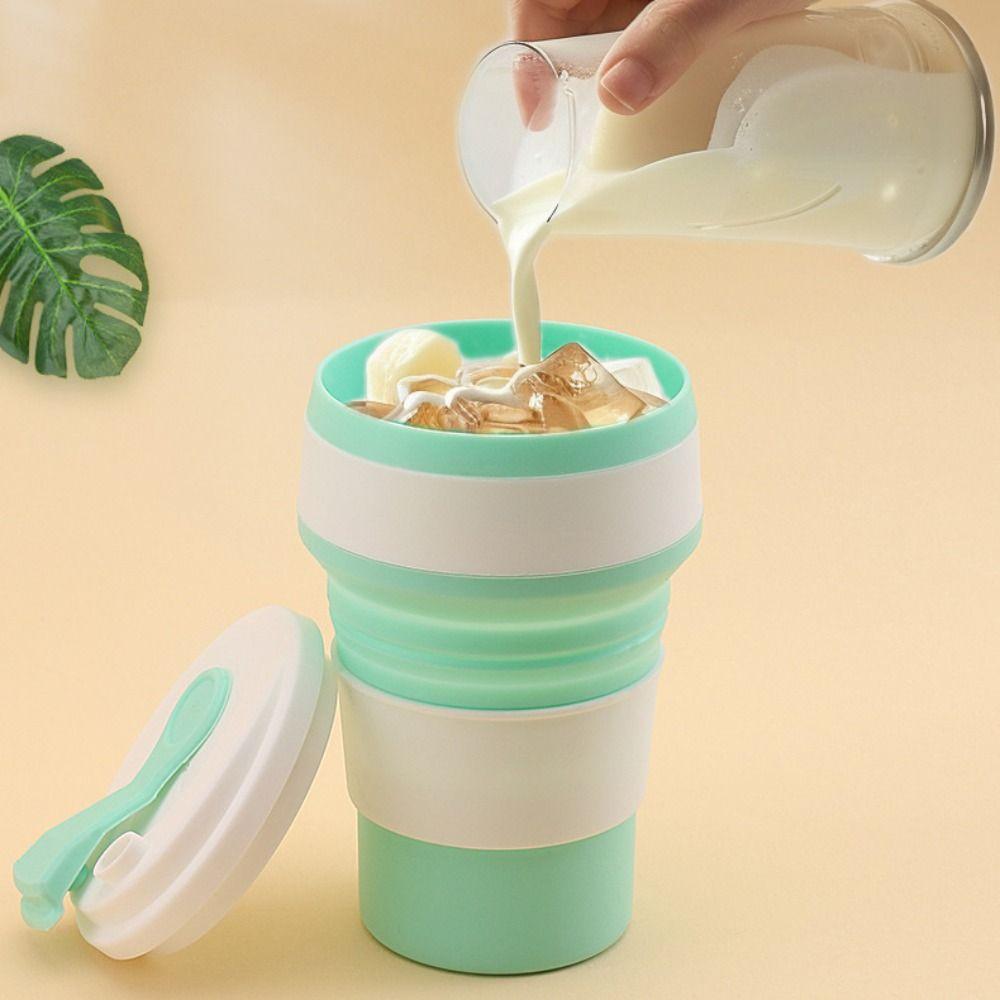 350ml Folding Water Cup Multifunctional Drinking Cup Minimalist Water Bottle Coffee