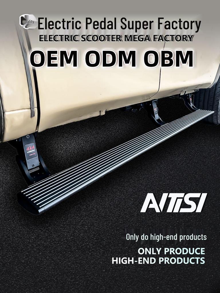 Nissan Patrol Y62 Electric Side Steps with Welcome Lights