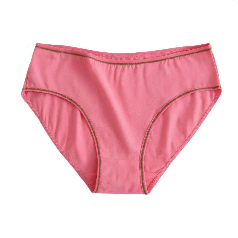 Female Spring and Summer Pure Cotton English Letter Print Low Waist Briefs