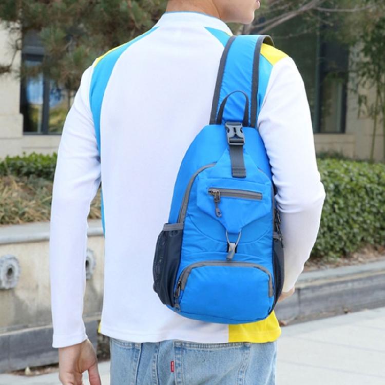 Mans Casual Daypacks Travel Chest Pocket Shoulder Backpacks Nylon Crossbody Bag