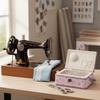 Print Design Sewing Basket Mending Storage Sewing Kit Tools Sewing Organizer Box  Household Storage