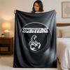 Scorpions Print Flannel Blanket Cozy Lightweight Plush Throw Blanket For Bed Sofa Household Use