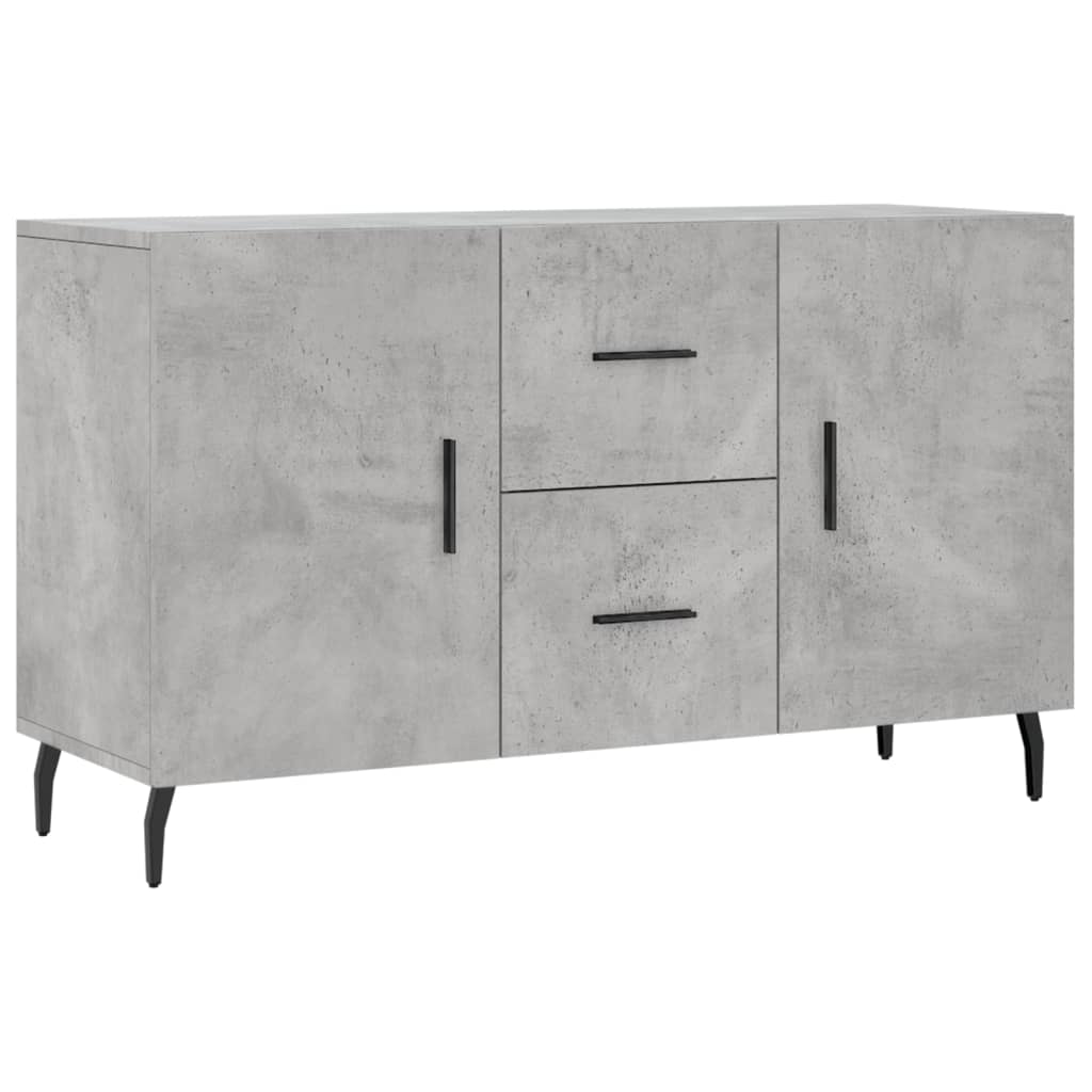 Vidaxl Komoda, Szarość Betonu, 100X36X60 Cm, Materiał Drewnopochodny