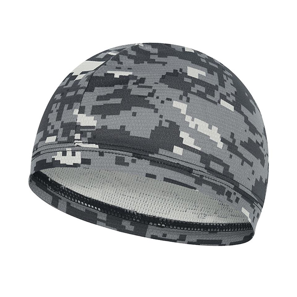 Cycling Hiking Cap Breathable Quick Dry Mesh Camo Print Bike Motorcycle Helmet Liner Sweat Wicking Sports Running Hat