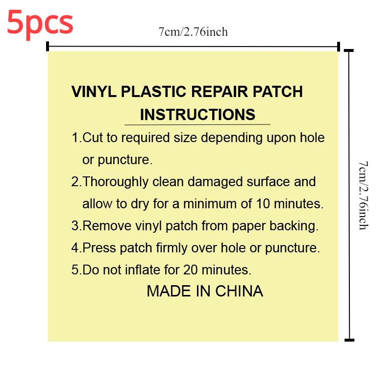 5/10Pcs PVC Waterproof Transparent Self Adhesive Nylon Patches Outdoor Tent Repair Tape Patch Accessories Tent Accessories