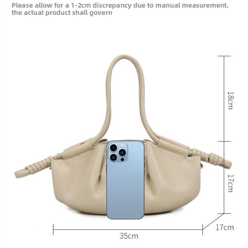 Brand Luxury Cloud Dumpling Bag Zipper Design Women's Bag Adjustable Shoulder Strap Crossbody Handbag Textured Underarm Bag