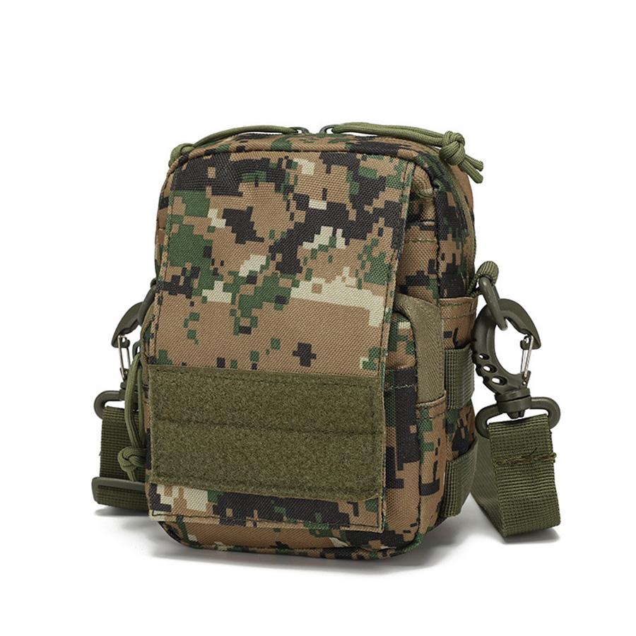 Outdoor sports single shoulder small hanging bag, casual , new stock, camouflage waist bag, mountain climbing travel crossb