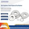 Imperial 304 Stainless Steel Flat Washer Spacer - Sizes 4#, 6#, 8#, 10#, 1/2#