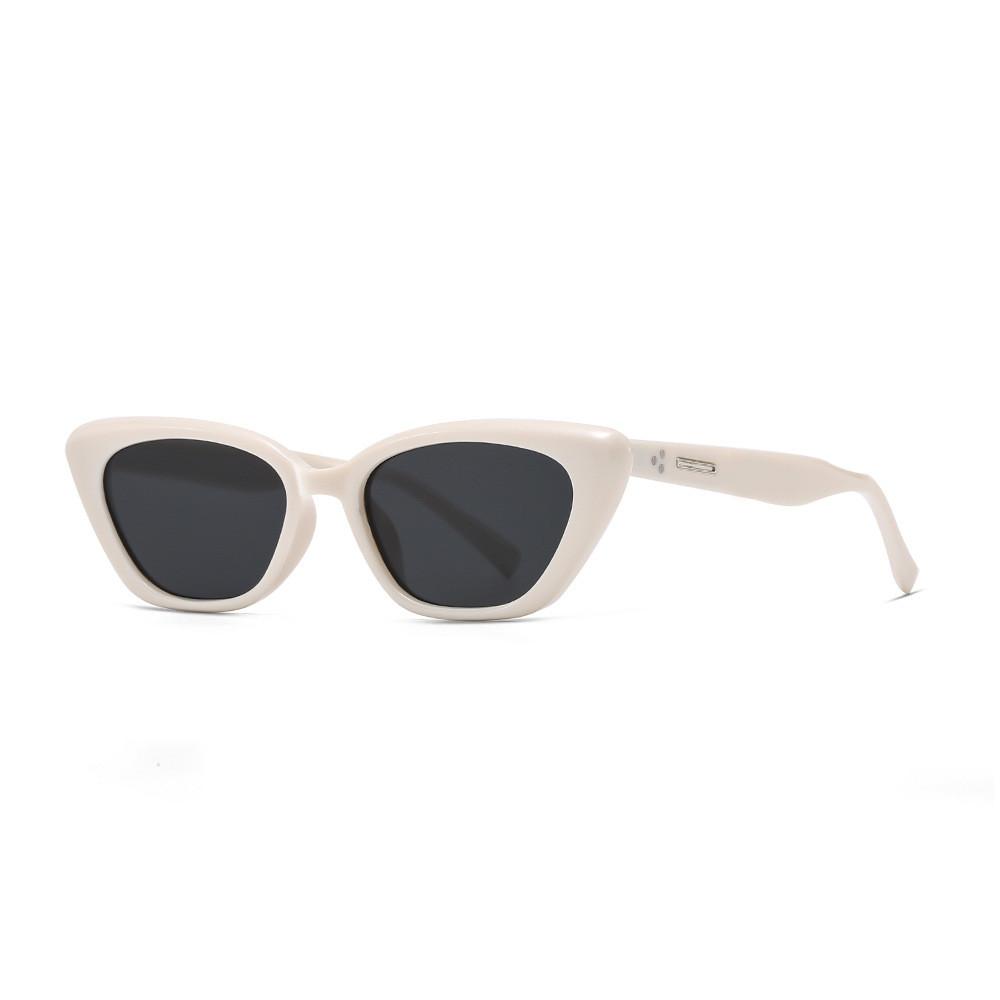 

Cat Eye Sunglasses Women Uv400 Polarized Sunshade For Travel And Outdoor Activities WhiteFrameGrayLens