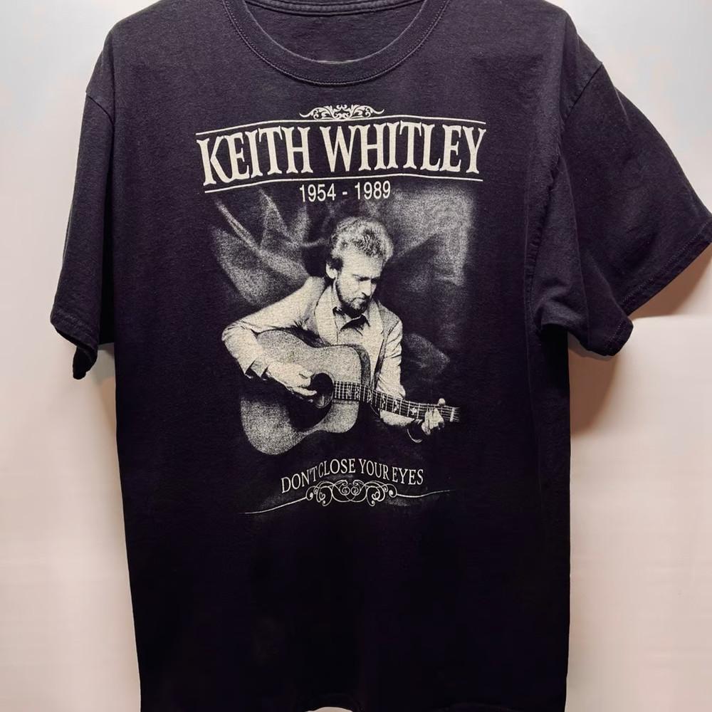 Vintage Keith Whitley Don’t Close Eyes Shirt Unisex Tour S to 5XL BO070 Unisex T-Shirt XXL