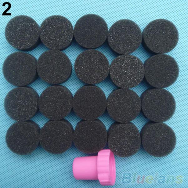 

Nail Art Губка Штамповка Штампер Цветной шаблон Передача Маникюр DIY Набор инструментов one size чёрный