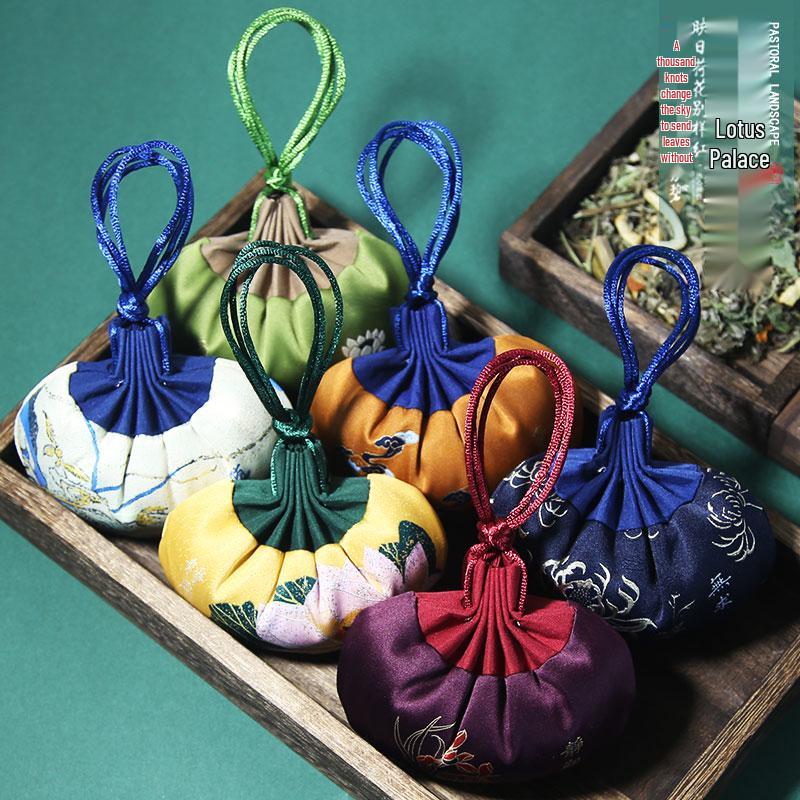 DIY Dragon Boat Festival Mugwort & Lavender Scented Sachet – Portable Handmade Car Fragrance in Ancient Style
