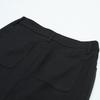 LAP Cotton Front & Back Contrast Denim Long Skirt Aq3Ds863