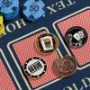 Texas Hold'em, Kovové tlakové karty, Šťastné mince, Kódy domů s blindy, dealer, Plný tlak all-in, žetony, tlakové karty