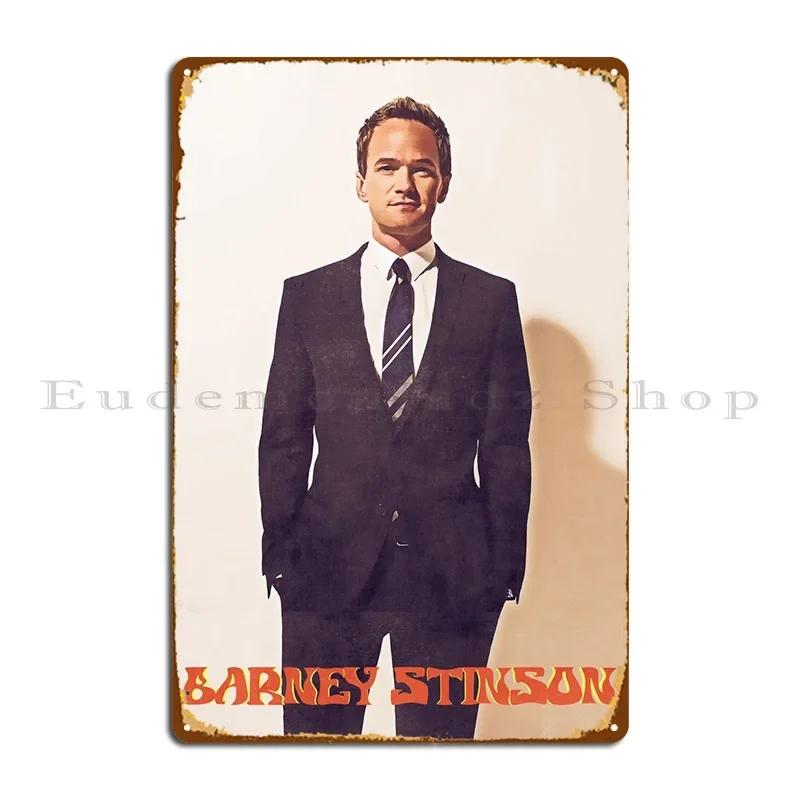 Barney Stinson Metal Plaque Poster Create Party Vintage Create Poster Tin Sign Poster 20x30cm(7.8x11.8inch)
