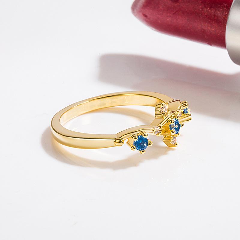 Классическое кольцо Lindon из медного сплава с цирконием — фото 6