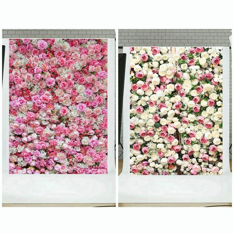 Temă florală Fundal pentru fotografie cu flori Studio Recuzită foto Fundal pentru petrecerea de nuntă