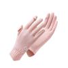 Sommer-Sonnenschutzhandschuhe für Damen, dünne Eisseide, UV-Schutz, modisch, zum Radfahren, Fahren, Laufen, Fäustlinge, Taufinger-Touchscreen-Handschuhe, rutschfeste Handschuhe