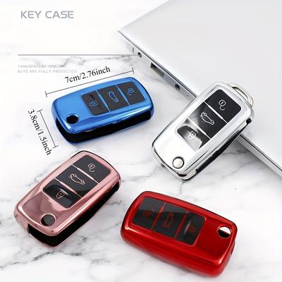 Przenośny Automatyczny Pokrowiec na Kluczyk Samochodowy TPU dla VW dla VOLKSWAGEN Tiguan Passat B5 B6 B7 Golf 4 5 6 MK6 Jetta Lavida dla Skoda Octavia