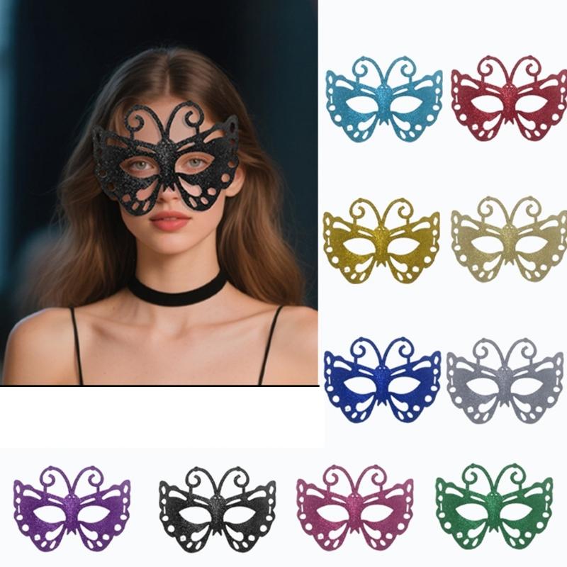 Butterfly Mask Eyemask Masquerade Mask Halloween Cosplay Costume Accessory Venetians Mask Mardi Gras Mask for Women Girls