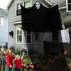 Mask Hanging Skull Ghost Glowing Ghost Ornament Halloween Decoration  Courtyard Decoration